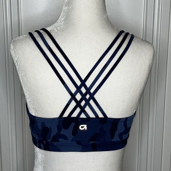 GapFit Eclipse Medium Support Strappy Sports Bra Size S NWOT - Picture 3 of 5